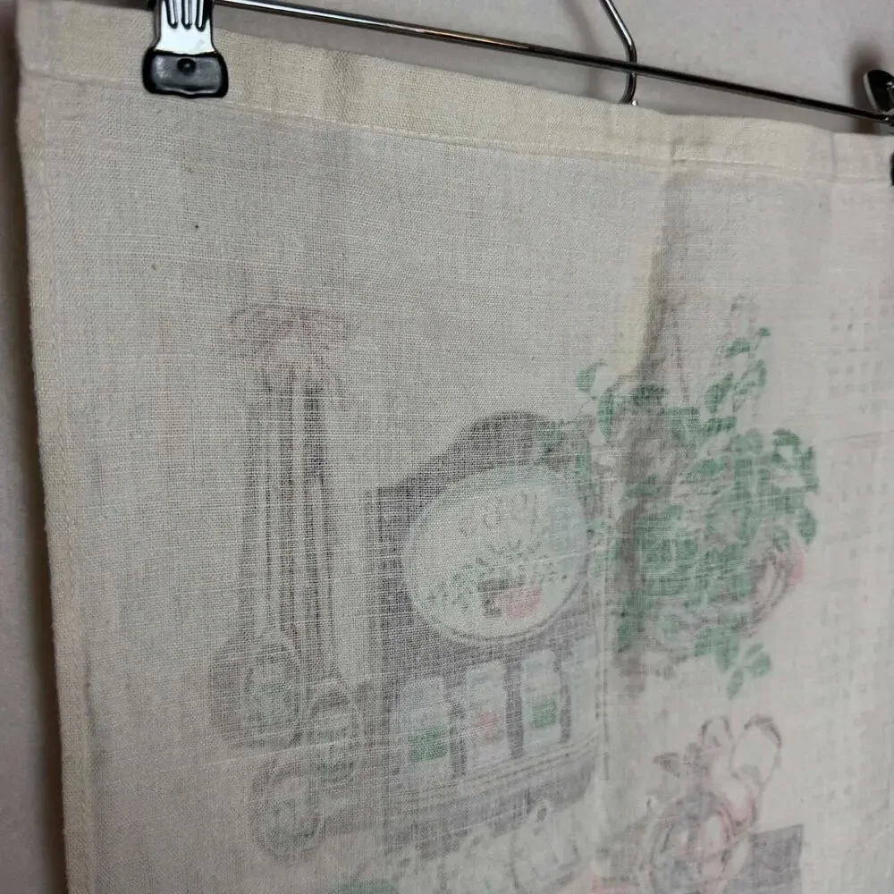 Vintage Kitchen Tea Towel 1985 Cloth Calendar 